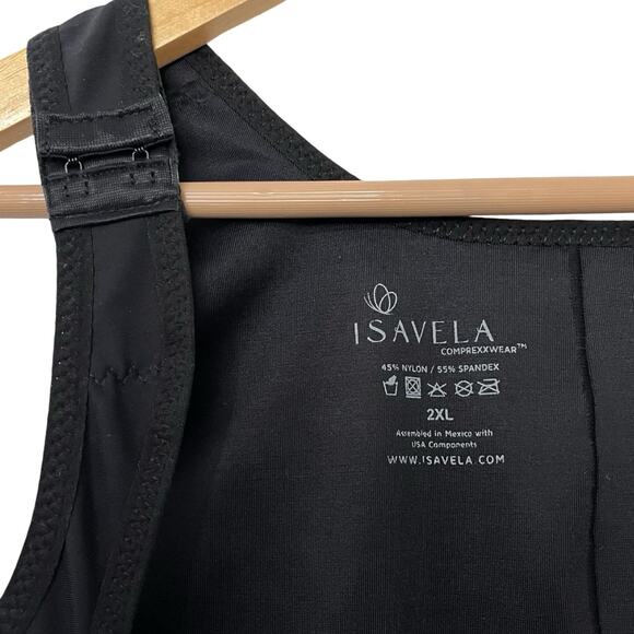 Isavela Post Surgical Compression Bodysuit Size 2XL Black Shapewear Garment - Picture 3 of 6